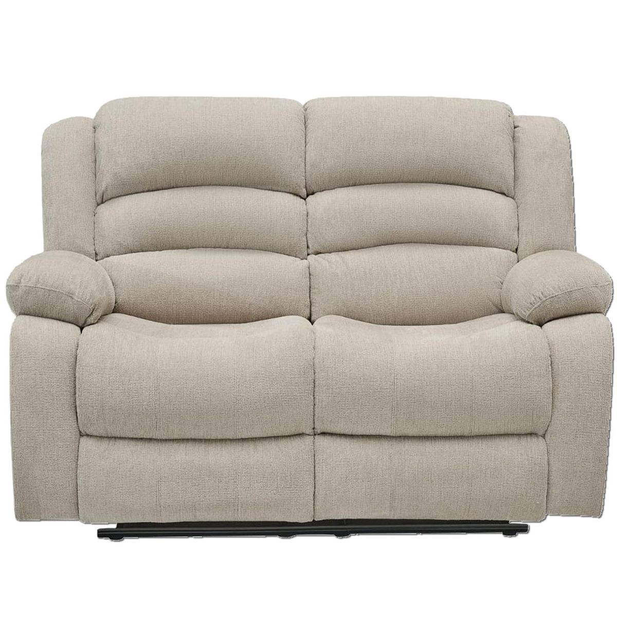 GENERICO - SOFA RECLINABLE 2 CUERPOS CHARLIE BEIGE ECOMUSO