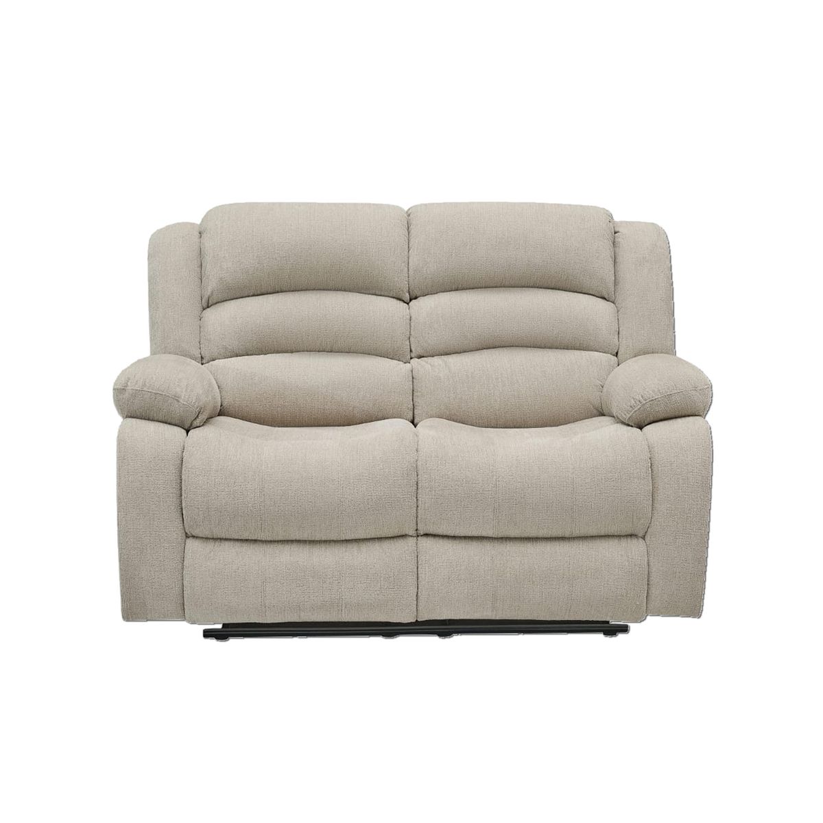GENERICO - SOFA RECLINABLE 2 CUERPOS CHARLIE BEIGE ECOMUSO