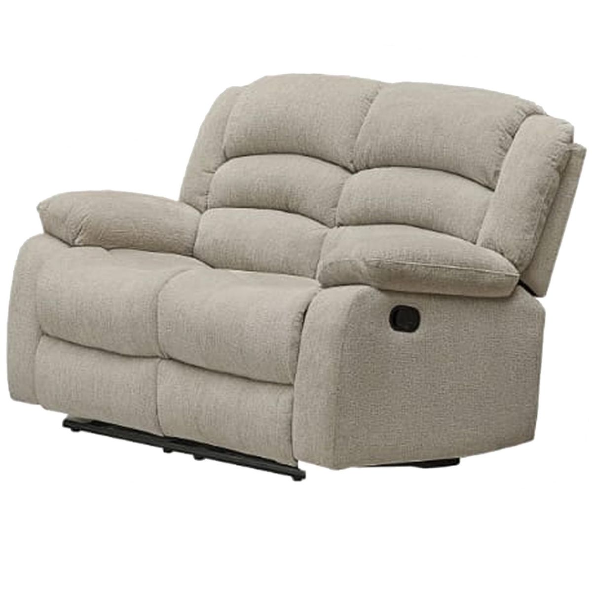 GENERICO - SOFA RECLINABLE 2 CUERPOS CHARLIE BEIGE ECOMUSO