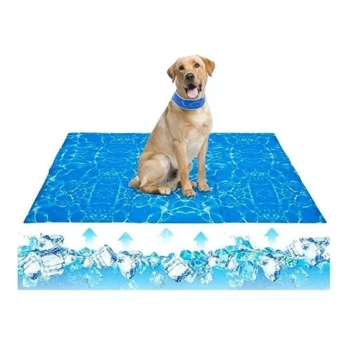 NO LOGO - Manta Refrigerante Para Mascotas Refrescante 50 X 65 Cm