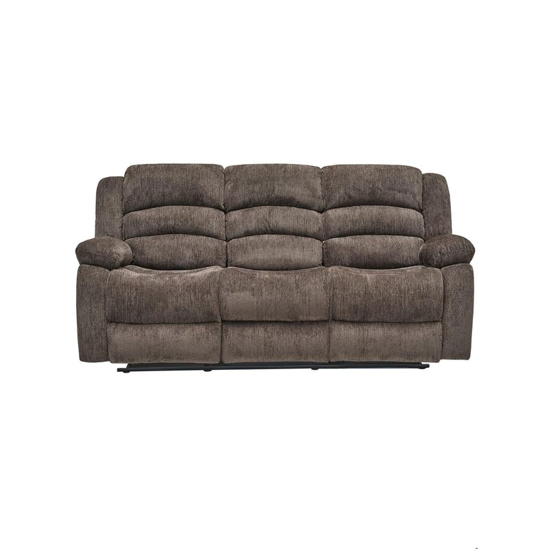 ECOMUSO - SOFA RECLINABLE 3 CUERPOS CHARLIE CHOCOLATE ECOMUSO