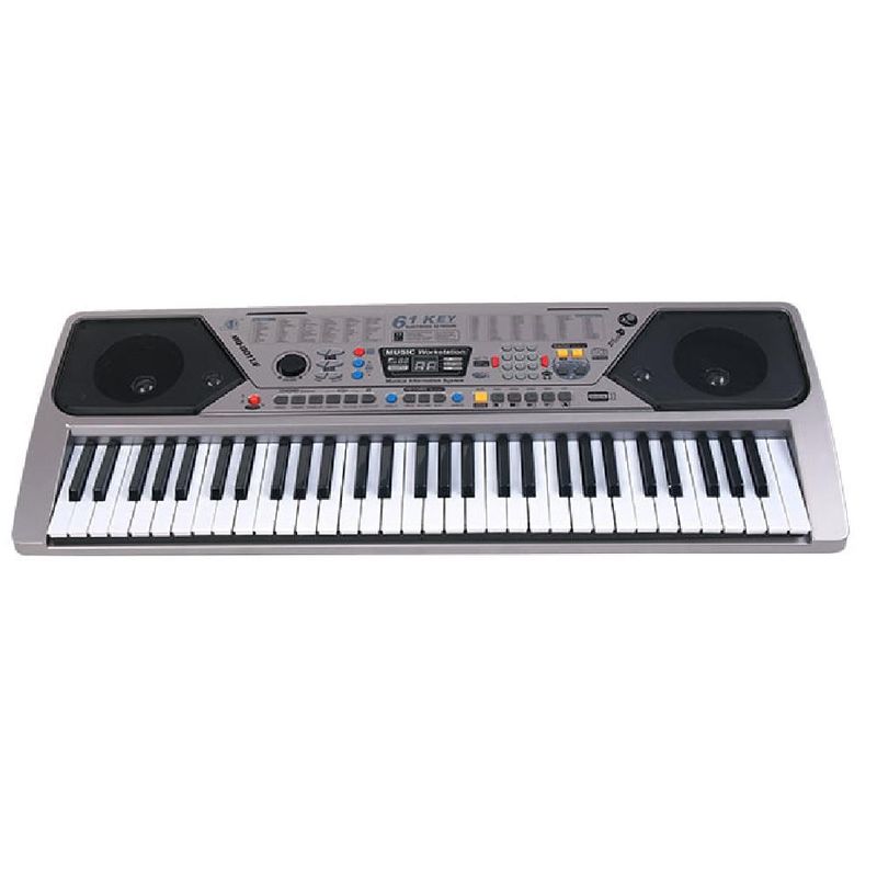 GENERICO - Teclado Piano Electrónico Micrófono Usb 61 Teclas