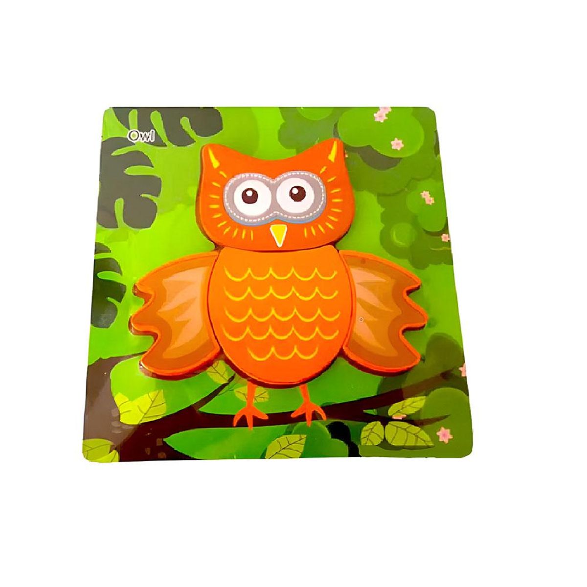 TOLIPA - Rompecabezas de Búho de Madera Pequeño para niños PB-C4