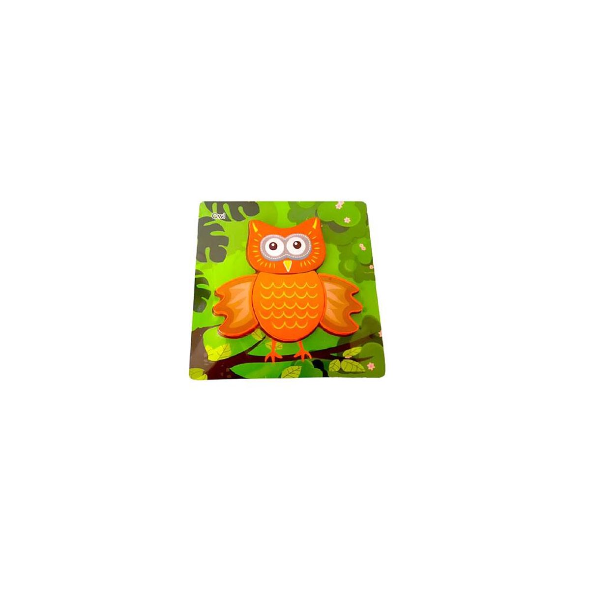 TOLIPA - Rompecabezas de Búho de Madera Pequeño para niños PB-C4