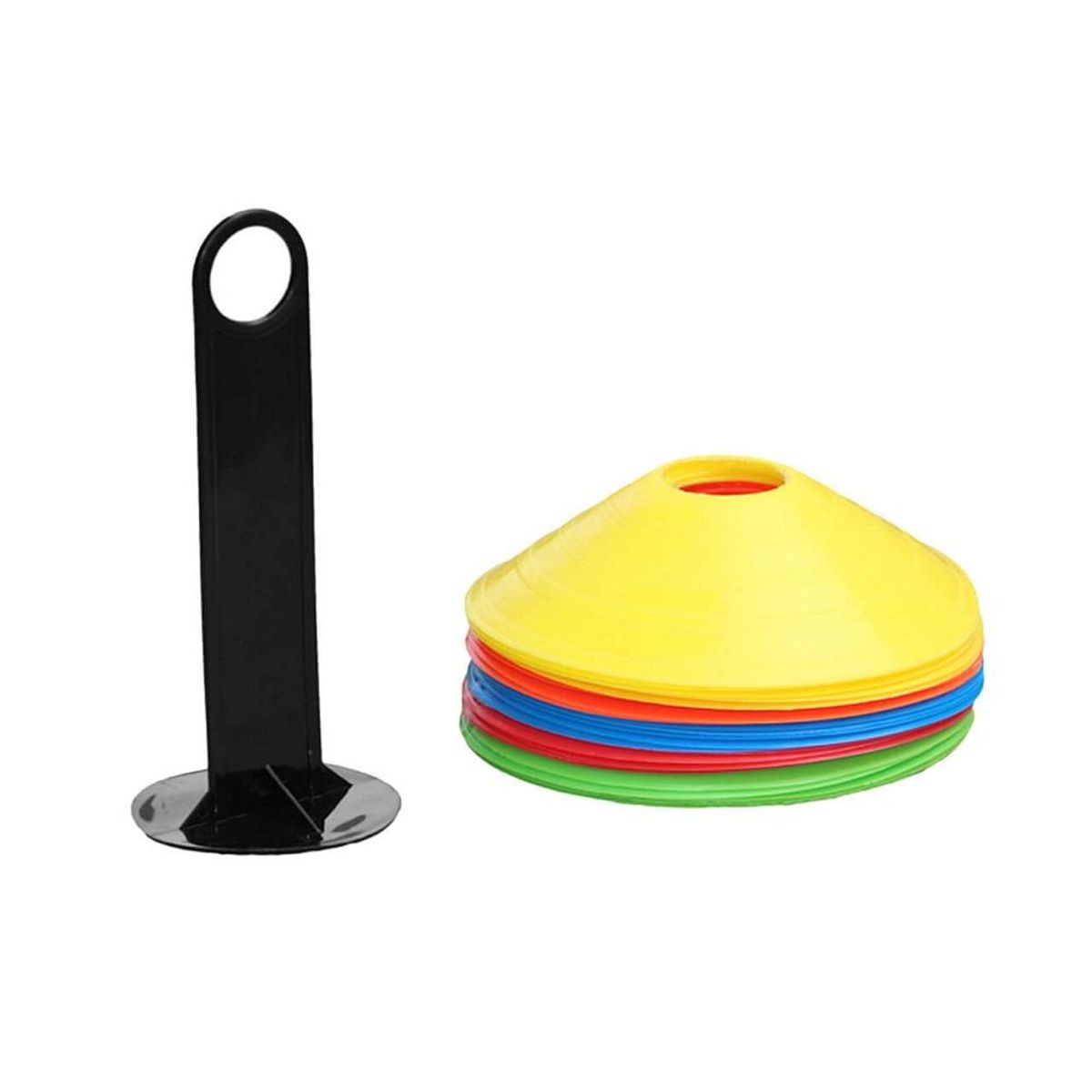 AK SPORT - Conos Lenteja de Entrenamiento 30 Unidades de Colores