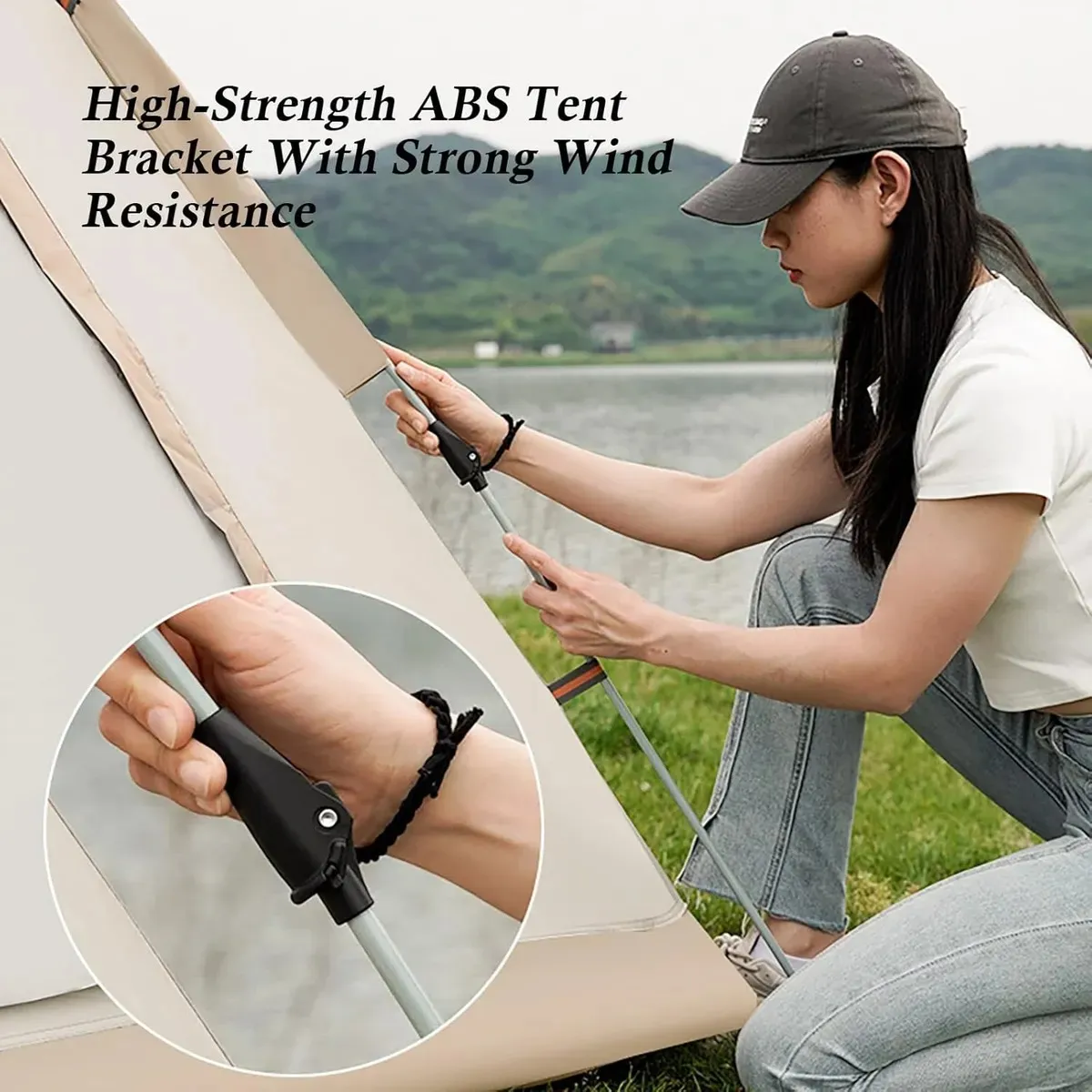 EVERSO - Carpa De Camping 4-6 Personas Con Puertas Tienda De Campaña