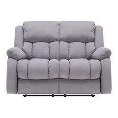 ELEMENT DESIGN - Berger 2 Cuerpos-Sofá Reclinable Tela Gris