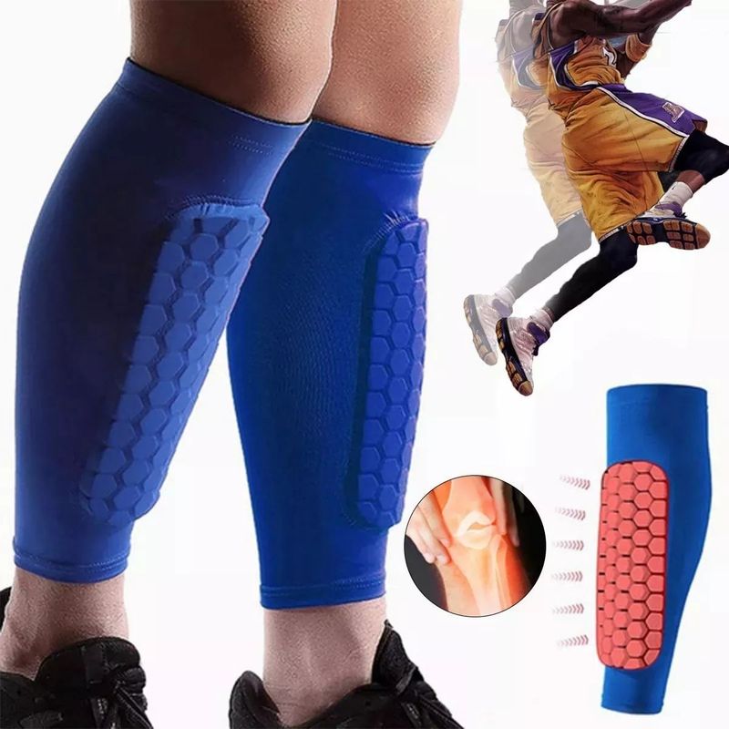 KUANGYE - Rodilleras Deportivas Fútbol Panel De Abeja Unisex 1 Par