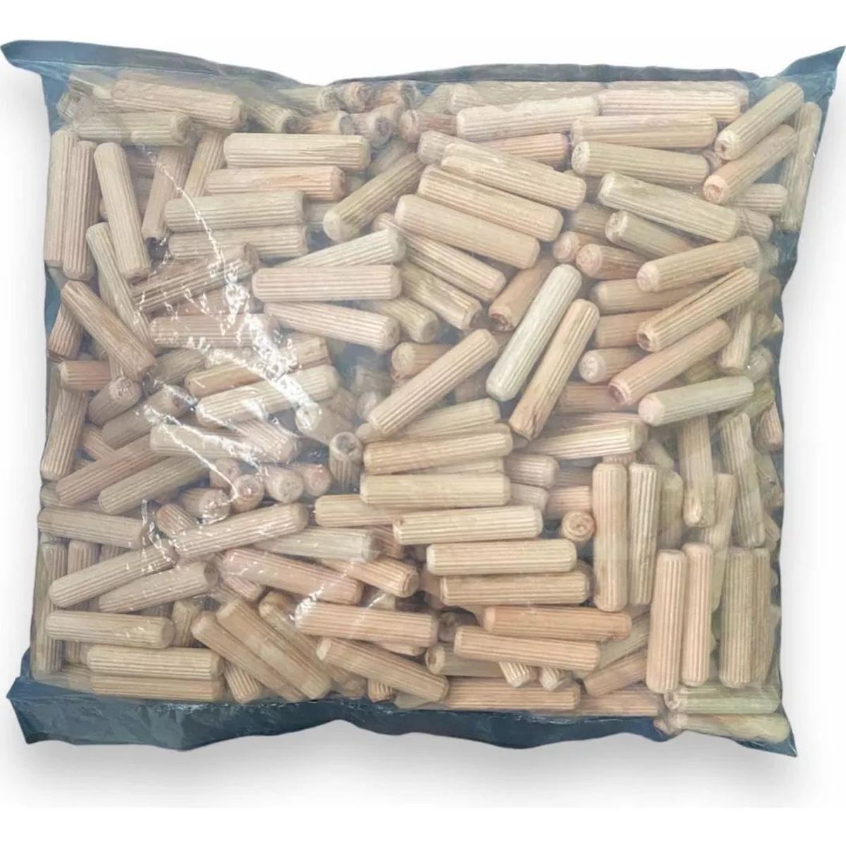 KUANGYE - Tarugo De Madera De 10x45mm. Estriado 500 Und X Caja