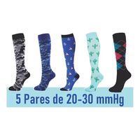 Medias Compresivas Calcetines Compresión Surtidos 5u Várices