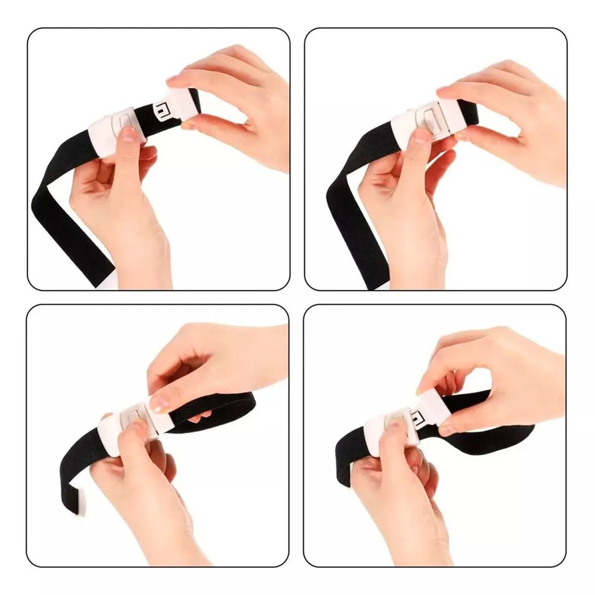 ONEDER - Ligadura Toma De Muestras Adulto Torniquete Elastico Negro