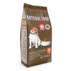 NATURAL FOOD - Adulto Todas Razas 20Kg Vcto 05/25