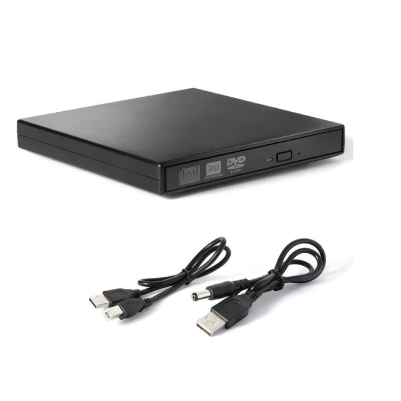 GENERICO - Grabador externo dvd cd lector usb pc