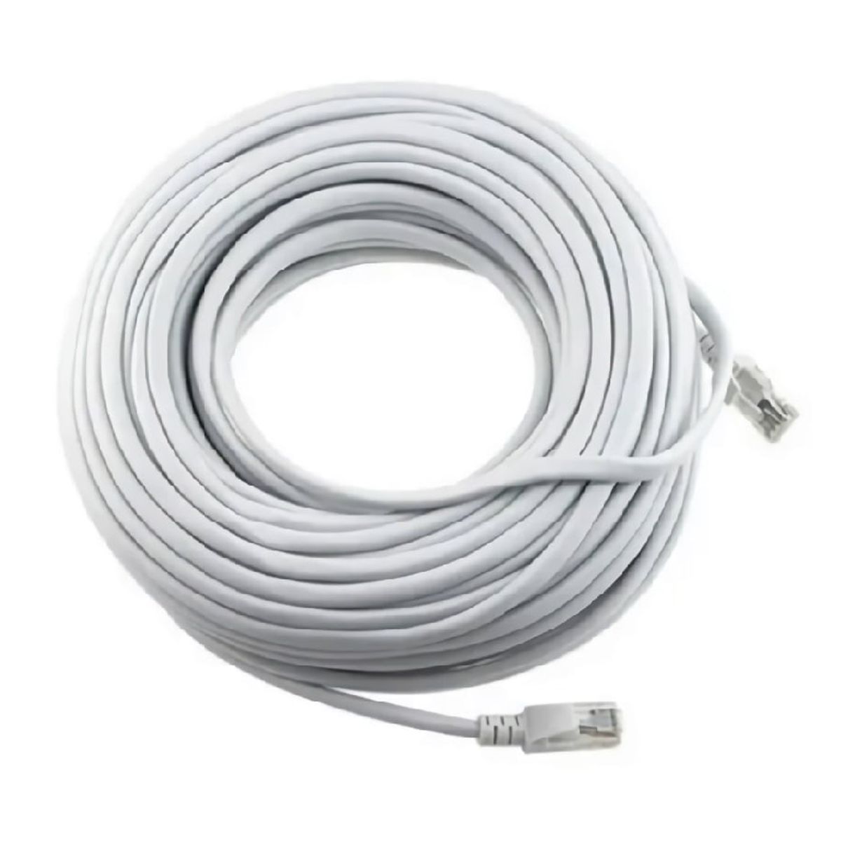 GENERICO - Cable de red 25 metros categoria 5 Rj45 Lan Gris
