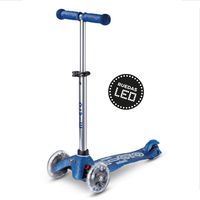 Scooter Mini LED Glitter Azul, Niños 2 a 5años