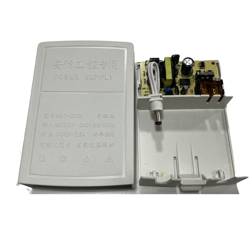 GENERICO - Fuente De Poder 12v 25amp Exterior para CCTV y Tiras Led