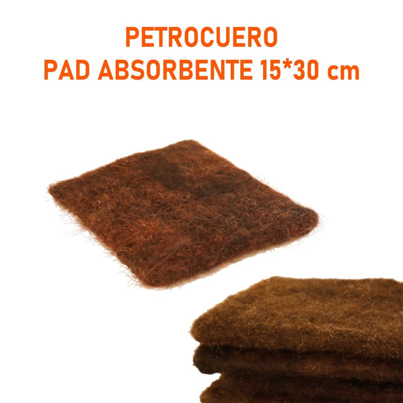 GENERICO - PLANCHA PAD ABSORBENTE PETROPELO 15X30CM 6 unidades