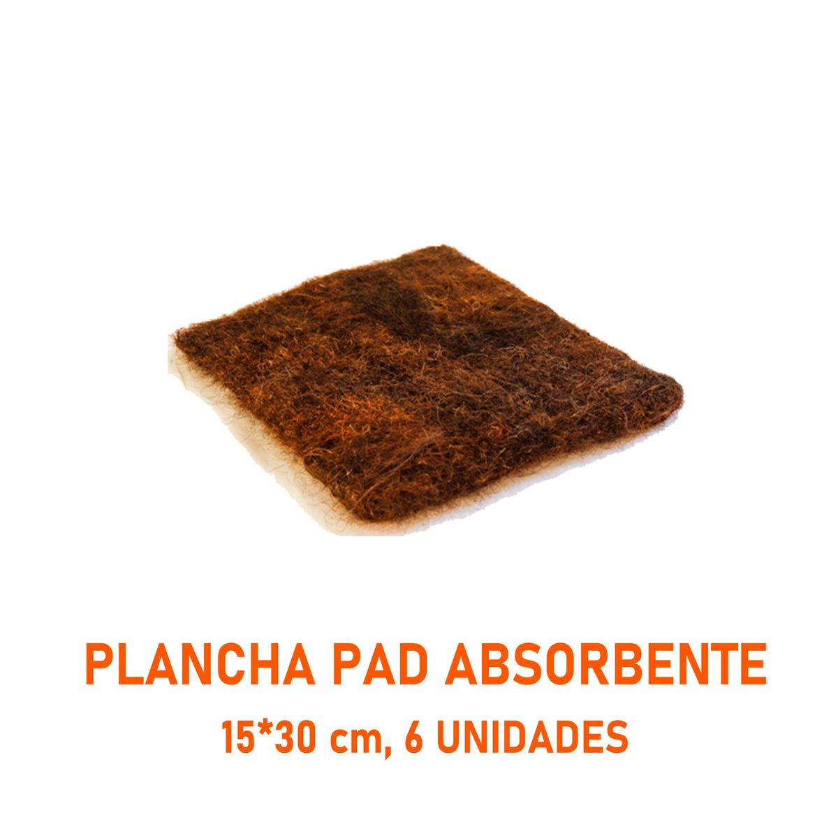 GENERICO - PLANCHA PAD ABSORBENTE PETROPELO 15X30CM 6 unidades