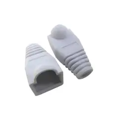 GENERICO - Funda para Conetor Rj45 30 Unidades Gris