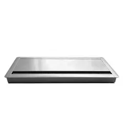 FORM OFFICE - Pasacables Rectangular Gris claro Form