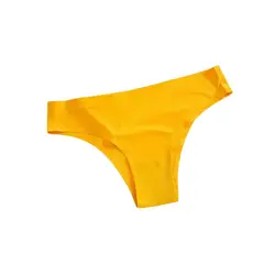 MPROPIA - Pack 2 Calzón Juvenil Mujer Amarillo Año Nuevo Tanga 342