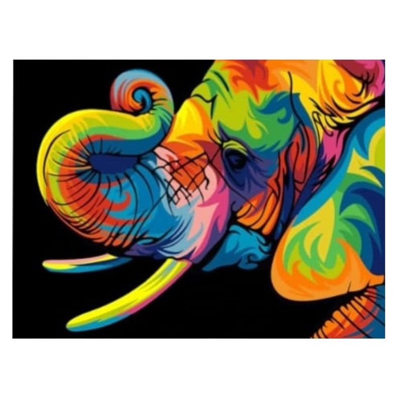 GENERICO - Kit Diamond Painting Pintura De Diamante - Elefante 43