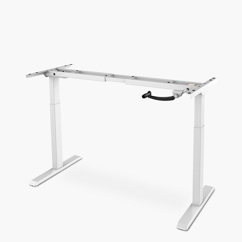 FORM DESIGN - Base Acero Cosmo 120-200 Manual Blanco Form
