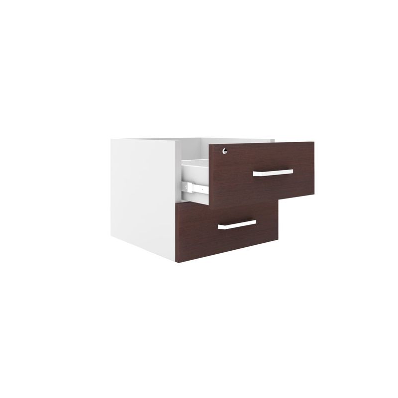 FORM OFFICE - Cajonera Melamina Colgante Wengue/Blanco Form