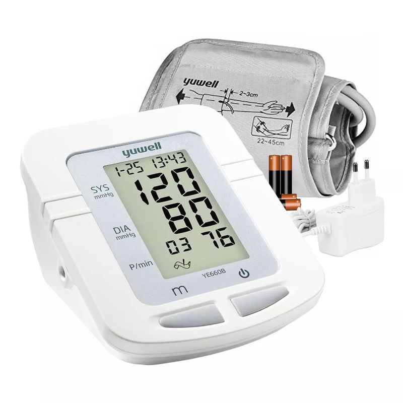 YUWELL - Toma Presión Digital Yuwell YE660B 74 Memorias