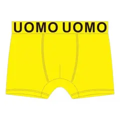 MPROPIA - Bóxer Hombre Calzoncillo Ropa Interior Amarillo Año Nuevo.-