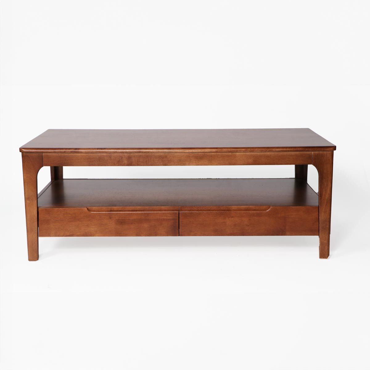 NECTAR - Mesa de centro Liverpool madera de caucho 120 x 60 x 45 cm