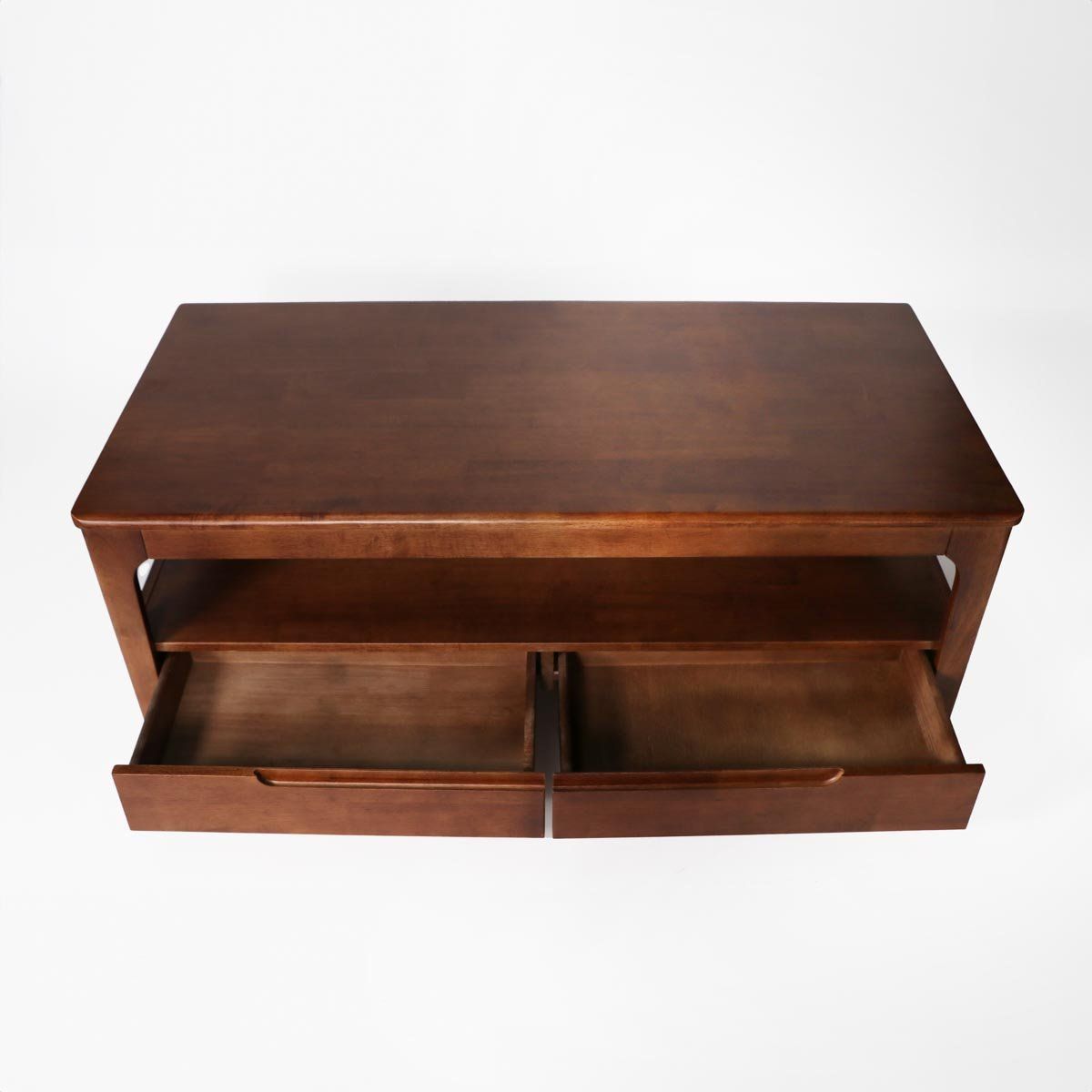 NECTAR - Mesa de centro Liverpool madera de caucho 120 x 60 x 45 cm