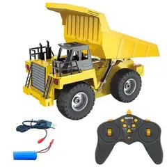 GENERICO - CAMION TOLVA HUINA R/c 1534, 9 canales, 2,4 Ghz, 1:18