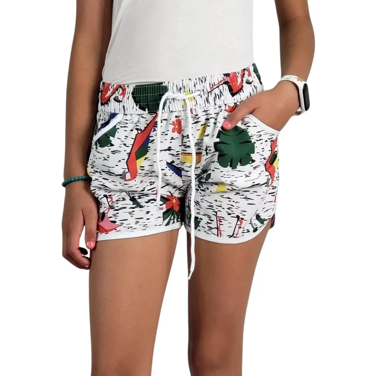 LIKE SHOP - Traje De Baño Niña Juvenil Short De Playa Diseños 503