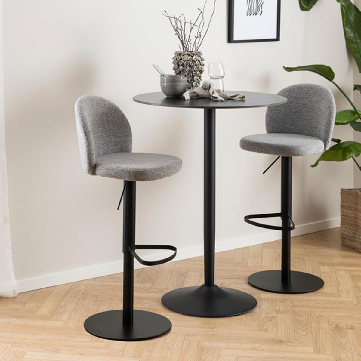 FORM DESIGN - Taburete Tapiz Pascale Gris Form