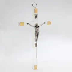 GENERICO - Crucifijo Italiano en Plex de 14 CMS