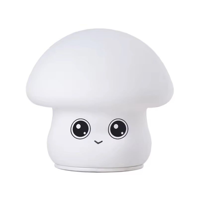 GENERICO - Lámpara Diseño Honguito Espanta Cuco De Silicona - Led Usb