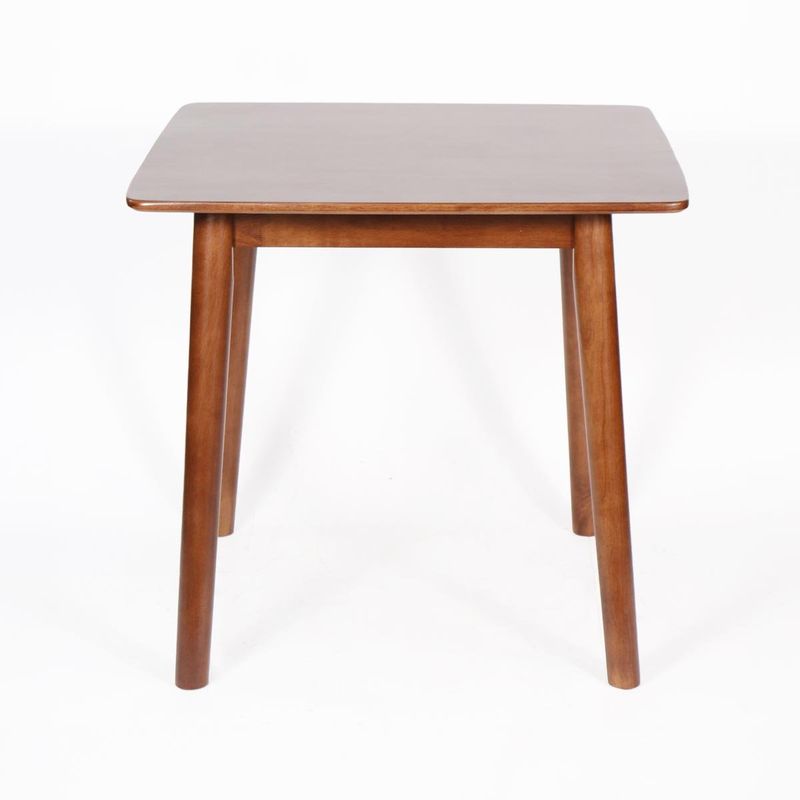 NECTAR - Mesa Preston madera de caucho 80 x 80 x 74 cm