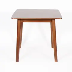 NECTAR - Mesa Preston madera de caucho 80 x 80 x 74 cm