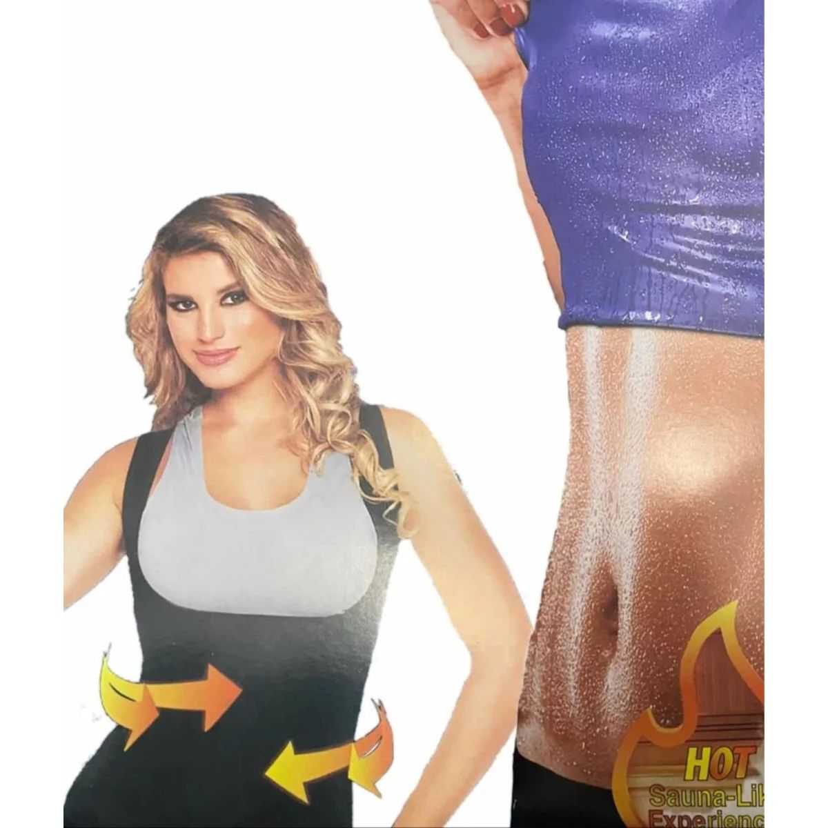 GENERICO - Faja Reductora Spa Para Mujer Sauna Compresion