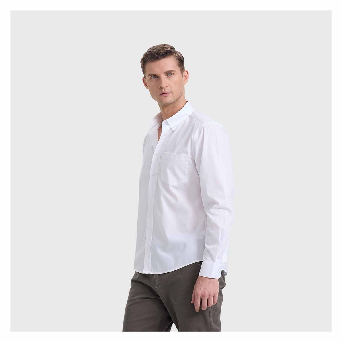 FASHION'S PARK - Camisa Hombre Con Bolsillo Blanco Fashion's Park