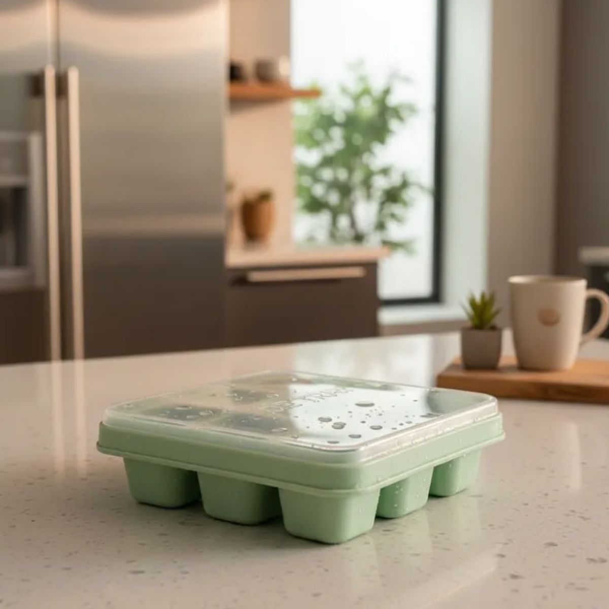 GENERICO - Cubeta de hielo cubetera con tapa