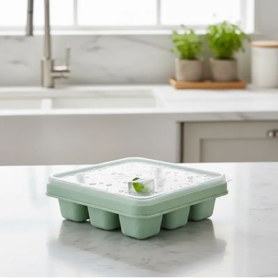 Imagen 2 del producto Cubeta de hielo cubetera con tapa