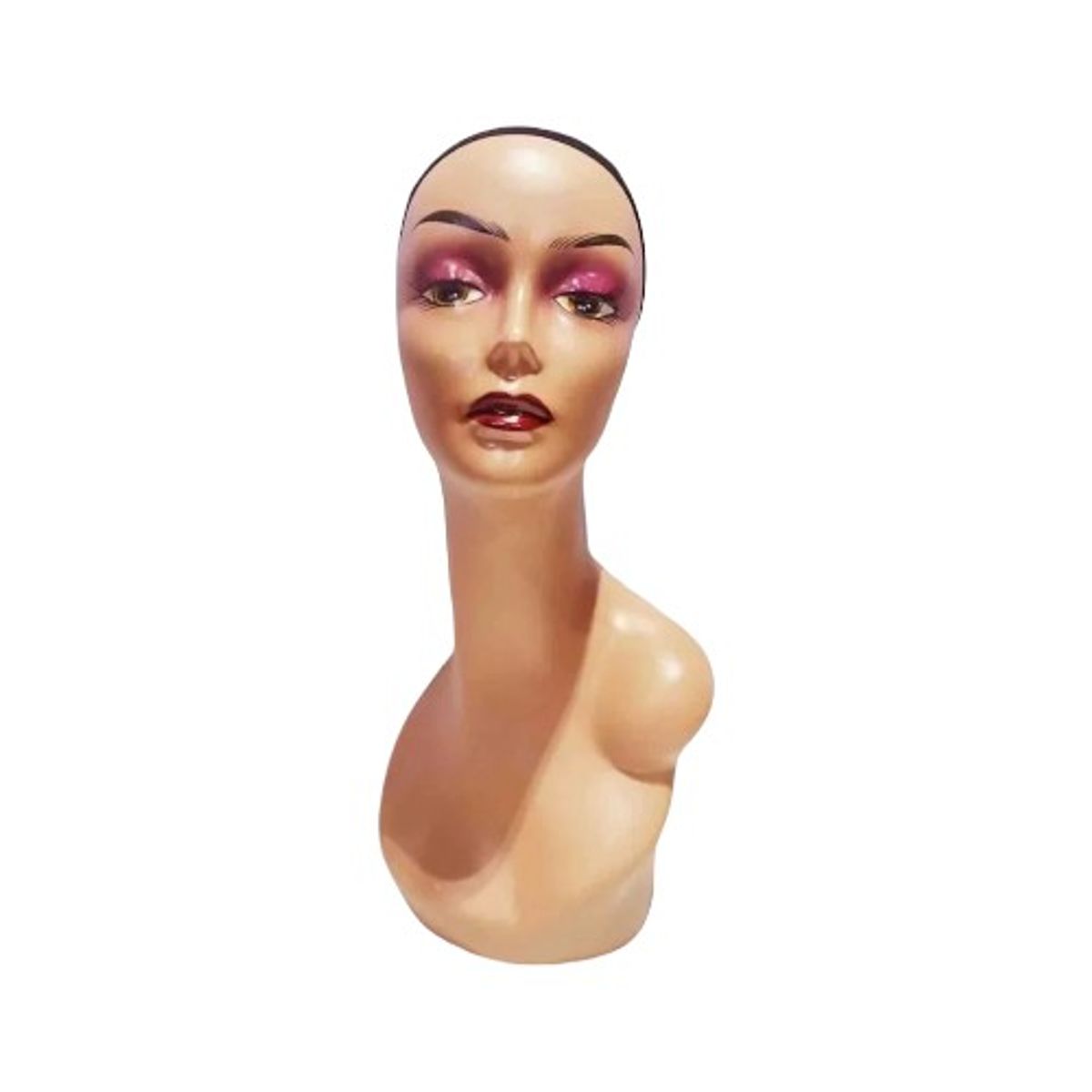 GENERICO - Cabeza Maniqui Mujer Exibihidor Pelucas Practica De Peluqueria