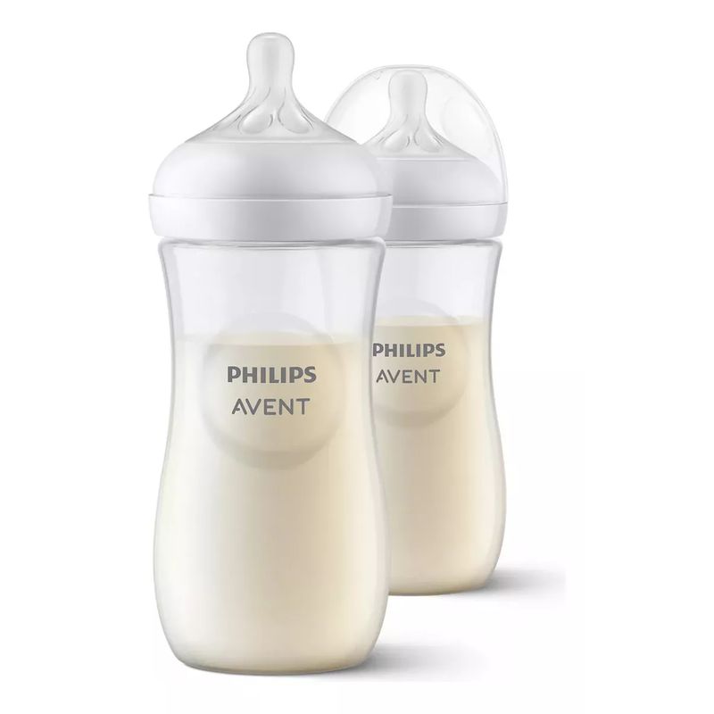 AVENT - Set 2 mamaderas Avent Natural Response 330 ml