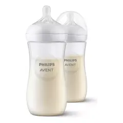 AVENT - Set 2 mamaderas Natural Response 330 ml