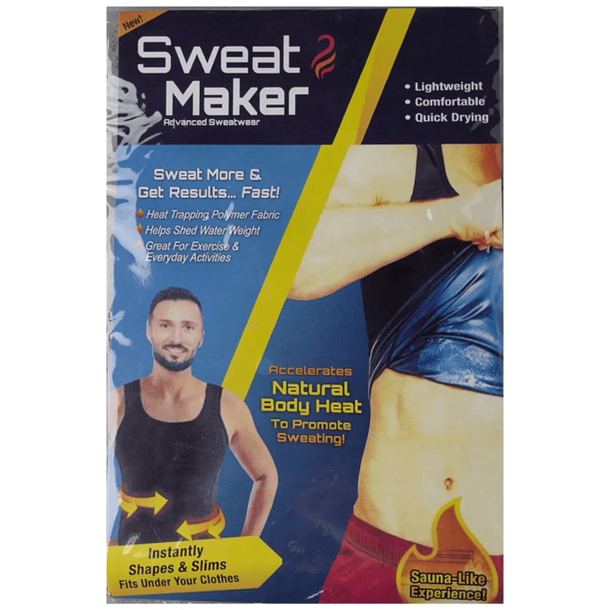 GENERICO - Faja Reductora Spa Para Hombre Sauna Compresion