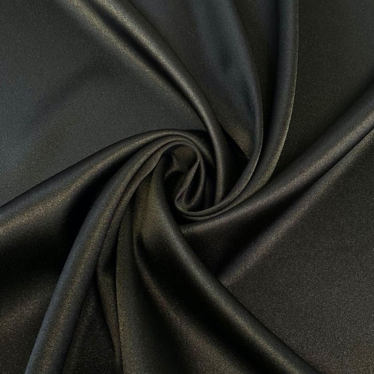 GENERICO - tela raso 10 metros negro