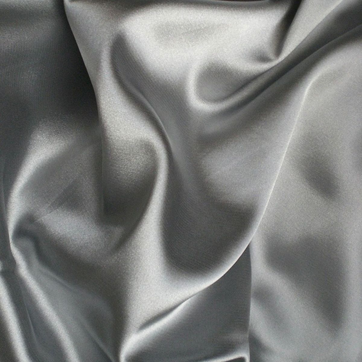 GENERICO - tela raso 10 metros plateado