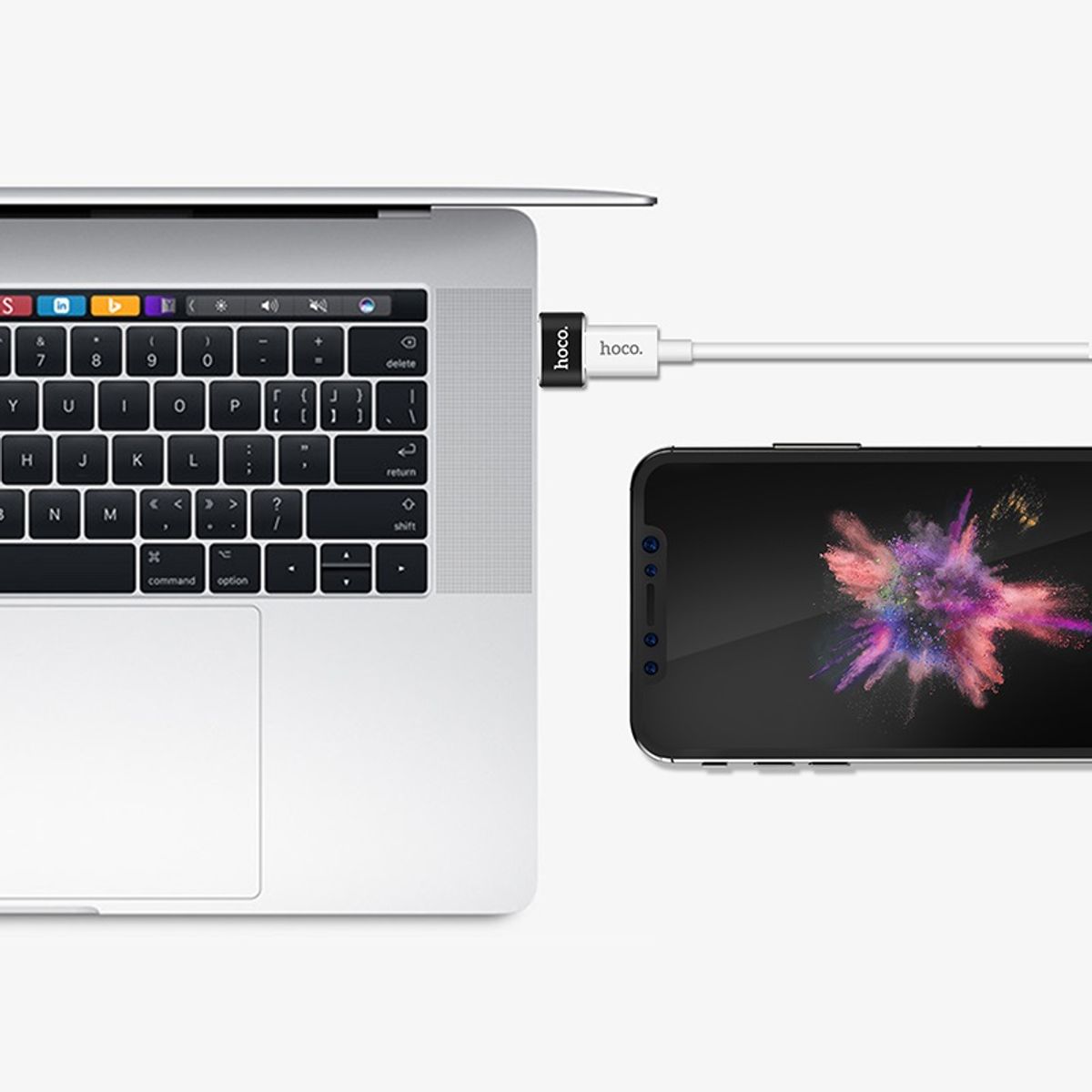 HOCO - Adaptador convertidor Hoco UA6 USB  A USB-C